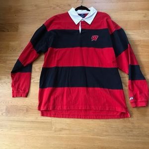 PROPLAYER WISCONSIN BADGERS XL RUGBY SHIRT